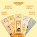 Natural Incense Sticks Variety Pack - (5 Variants) Charcoal Free Inscents-Sticks, Made from Upcycled Flowers | Sacred Insence-Sticks from All Cultures (Inciensos Aromaticos)