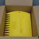 GardenHOME Leaf Scoops Hand Rakes, Large Leaf Grabbers for Yard Work and Garden Use, Clear and Collect Garden Rake, Leaf Scooper and Claws for Leaves, Lawn Debris, and Cleanup, Yellow