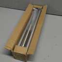 AmazerBath Nickel Spring Tension Shower Curtain Rod 31-75 Inches, 1 Inch Diameter Heavy Duty Tension Rod Rust Proof Bathroom Curtain Rod, Adjustable No Drill Easy Segmented Installation