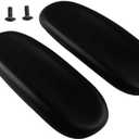 Office Chair Arm Rest Replacement Fits All Styles of Arms with 4" Mounting Hole Patterns Screws Set Desk Armrest Cover(2Pack)
