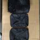 BAGAIL 3 Set Compression Packing Cubes Travel Accessories Expandable Packing Organizers Black