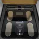 RunStar Smart Scale FSA&HSA Eligible, 8 Electrodes Digital Bathroom Scale for Body Weight and Fat, BMI, Muscle Mass 28 Body Composition Measurement, with Full-Color TFT LCD on Retractable Handle. Black