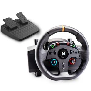 Nitho Drive Pro ONE V24 Gaming Racing Wheel and Pedals, 270 Degree Steering Wheel for PC, PS4, Xbox One, Xbox Series X/S, Switch, Driving Car Simulator - for Arcade Games Only