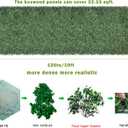 Bybeton Grass Wall Panels, 40"x120" Artificial Ivy Privacy Fence Screen for Balcony & Patio, Lush Greenery Backdrop Wall, UV-Protected Boxwood Panels for Outdoor Hedge Wall, Odorless Grass Wall Decor