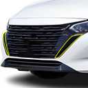 BOGAR TECH DESIGNS Front Chrome Delete Overlay Film Compatible with Nissan Sentra 2024-2025, Gloss Black