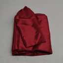 Aneco 12 Pack Satin Table Runner 12 x 108 Inch Burgundy Long Wedding Satin Silk Table Runner for Wedding Banquet Graduations Birthday Party Decoration