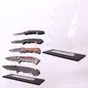 Pocket Knife Display,Pocket Knife Holder,Pocket Knife Storage,Acrylic Knife Display Stand,for pocket knife organizer& Display hut home decoration (1)