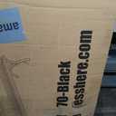 FDW | 50" Outdoor Garden Bench | Black | 485lbs Load Capacity
