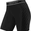 Youper Women's Classic Softball Sliding Shorts, Compression Padded Slider Shorts L