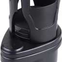 2-in-1 Car Cup Holder Adapter, Multifunctional Front seat Adjustable Cup and Beverage Holder, Compatible with car Circular Cup Slots