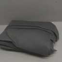 Lecloud Grey Room Darkening Curtains 54 Inch Length 2 Panels, Solid Soft Window Curtains for Bedroom, Energy Thermal Insulating Rod Pocket Curtain Drapes for Small Window, 40" W x 54" L