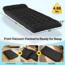 Slendor XXL Folding Camping Cot for Adults with Mattress Pillow Carry Bag, 32 inch Extra Wide Portable Sleeping Cot, 900LBS Support Outdoor Cot Bed for Office Nap Beach Travel RV, Black