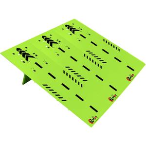 RC Car Jump Ramp Takeoff Board RC Ramp for Jumping Stunt Playset for 1/14 1/16 1/18 1/24 Remote Control Model Car (Green)