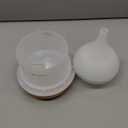 InnoGear Oil Diffuser, 300ML Ceramic Diffuser for Essential Oils Handcrafted Aromatherapy Diffuser Ultrasonic Cool Mist Humidifier with 4 Timers Waterless Auto Off for Room Office, White