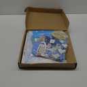 Golray 155pcs Elephant Baby Shower Decorations for Boy, Boxes with Letters/ Blue Balloon Garland Kit/ Backdrop/ Tablecloth/ Star, Elephant Kid Birthday Party Supplies Baby Boy Shower Decor