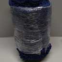 OLANLY Bathroom Rugs Sets 3 Piece, Soft Absorbent Chenille Bath Mats and U-Shaped Contour Toilet Rug, Quick Dry, Home Decor Accessories, Bath Mat Set for Bathroom (47"x20"+24"x16"+24"x20", Navy)