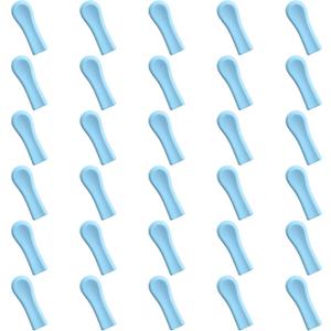 Ear Wax Removal Replacement Tips for Ear Camera, 30 Pieces Replacement Tips Ear for Wet/Dry Ear Wax Cleaning - Ear Spoons Accessories Set for Teens Adults Ear Wax Removal Endoscope
