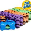 OUT! Dog Waste Bags with Leash Bag Dispenser  Rainbow Colored  Strong, Leak-Proof Poop Bags  Includes Easy Dispensing Box  750 Count