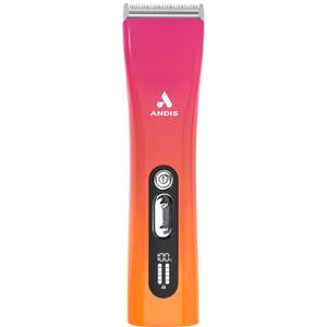 Andis 562745 ProClip 5-in-1 Adjustable Blade Cord/Cordless Pet Hair Clipper, 5 Blade Settings, 5 Speeds, Feather Light, Digital Display Screen, Sunset