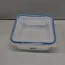 Snapware Total Solution 8.5-Cup Plastic Food Storage Container with Lid, 8.5-Cup Rectangular Meal Prep Container, Non-Toxic, BPA-Free Lid with 4 Locking Tabs, Microwave, Dishwasher, and Freezer Safe
