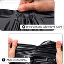 Metronic Black Poly Mailers 14.5x19 Large 100 Pack Self-Seal Shipping Bags, Packaging Envelopes for Small Business, Boutique, Clothing