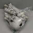 MOKRY PARTY Bag of Bones Halloween Life Size Skeleton Skull for Decoration and Spooky Graveyard 28 PCS