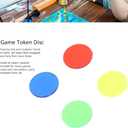 2 x Translucent Game Tokens, 100 Pieces 15mm Round Counting Chips 4 Colors for Classroom Teachers Math Educators Board Game Players Poker Enthusiasts Hands-On Learning Activities