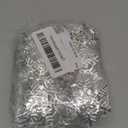 Patelai 6 Pieces Snowflake Napkin Rings Christmas Silver Pearl Xmas Napkin Ring Holder Buckle Set Metal Alloy Flower Buckle for Christmas Wedding Thanksgiving Dinner