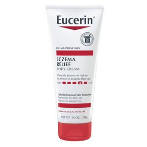 Eucerin Eczema Relief Body Cream, Eczema Cream with Colloidal Oatmeal, Ceramide-3 and Licorice Root Extract, 14 Oz Tube
