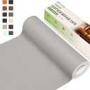 Leather Repair Tape,16 x 80 Inches Self Adhesive Leather Repair PatchLeather Repair Kit for FurnitureCouches,Car Seats,Cabinets,Handbags(Light Gray-Litchi Grain)