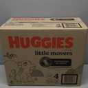 Huggies Size 4 Diapers, Little Movers Baby Diapers, Size 4 (22-37 lbs), 140 Ct (2 Packs of 70)