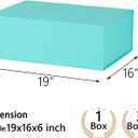 Turquoise Gift Box, 19x16x6 Large Gift Boxes With Lids For Presents Includes Ribbon And Diy Printable Sticker Paper, Bridesmaid Proposal Box, Magnetic Gift Box For Birthday, Wedding, Graduation, 1 Count