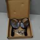 DREAMIZER Motorcycle Mirrors for Handlebars,Universal Black CNC 4" Round Motorcycle Bar End Mirrors for 22 and 25mm Handlebar Compatible with Most Motorcycles Honda Grom etc.