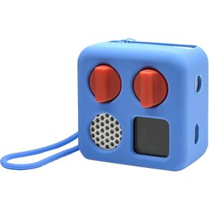 2 x Silicone Cover for Yoto Mini Player, Protective Sleeve Case Compatible with Audio Music Player (Blue)