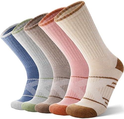 ANTSANG 3 pairs Merino Wool Hiking Socks for Men & Women Thermal Winter Warm Moisture Wicking Cushion Boot Socks