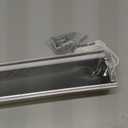 Blackout Zebra Blinds, Dual Layer Free-Stop, Room Darkening Zebra Shades, Blinds for Indoor Windows, Light Filtering Privacy Sheer Shade for Home(48" W X 72" H, Black)