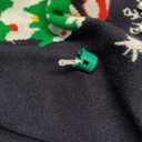 Giggling Getup Women Ugly Christmas Cardigan Sweaters, Funny Light Up V-Neck Ugly Christmas Sweater for Women 2025 Size S