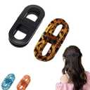 2 x Magnetic Hair Clips 2026,Strong Hold No-Slip Magnetic Hair Styling Clips,Seamless 2-in-1 Design for Easy Everyday Hairstyles.2 Pack (Black+Brown)