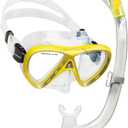 Cressi Snorkeling Silicone Set (Mask & Snorkel) for Kids Ages 5 To 15 Years Old