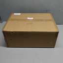 Novabright Wooden Silverware Storage Box, Silverware Chest Case with Glass Lid Flatware Organizer with Handle Felt Lined for Flatware Utensils Home Decor Gift(2 Layer)