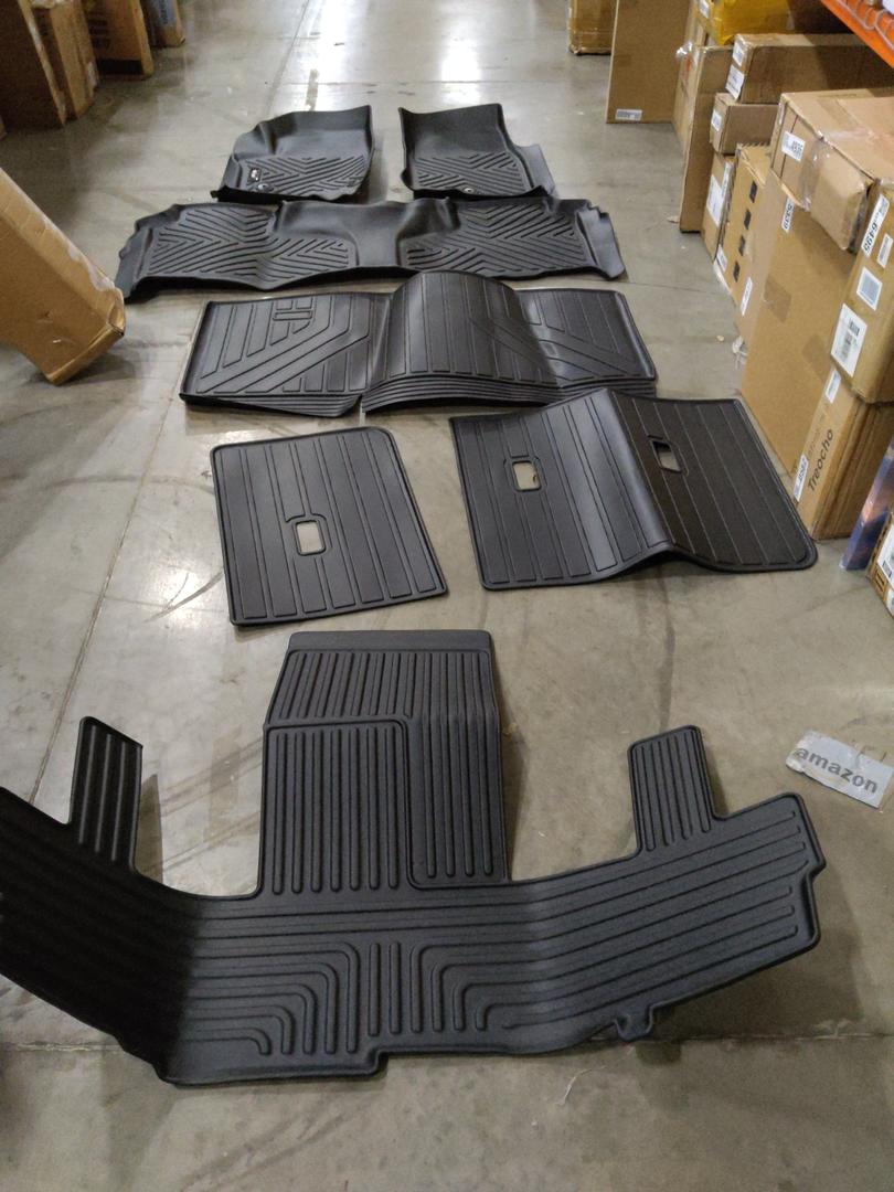XEEQQMO Floor Mats &Trunk Mat 7 Pack 