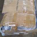 YITAHOME 55" Convertible Sofa Bed, 3-in-1 Sleeper Sofa with Iron Frame Pull-Out Bed, Linen Futon Couch with Reclining Backrest and Side Pocket, Modern Loveseat for Living Room Bedroom Apartment, Black