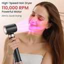 Dual Voltage 3 in 1 Hot Hair Styler High-Speed Hair Dryer with Air Styler with Long Barrel Air Styler, European Hair Tools Styling, Fast Drying and Quick Styling, Travel Case,Gifts for Women
