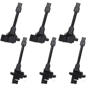ENA Set of 6 Ignition Coil Pack Front Rear Compatible with Nissan Infiniti 1995 1996 1997 1998 1999 Maxima I30 3.0L V6 Replacement for C1001 C1002 UF138 UF263 2244831U16