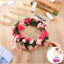 Leriton 13 Pcs Lei Needle Kit, 6 Pcs 10.2' Stainless Steel Long Needle for Hawaiian Leis 6 Twine 1 Sewing Scissors Making Kit for DIY Graduation Hawaiian Flower Wreath Craft Accessory