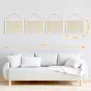 DOLLAR BOSS Bulletin Boards with Linen 1-Pack 16''X 12'' Double-Sided Cork Board for Walls Wood Framed Bulletin Boards, Small Pin Board for Home Kitchen Office Decorative Hanging 10 Pushpins