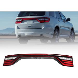 Liftgate Center Tail Light Assembly Compatible with Durango 2014-2022 Tail Lamp with Camera Hole 68453659AA 68453659AB