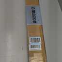 No Tools No Drill Cordless Mini Blinds 32" Wx 36" H, 1" L-Shaped Blades, Horizontal Vinyl Blinds for Indoor Windows, White