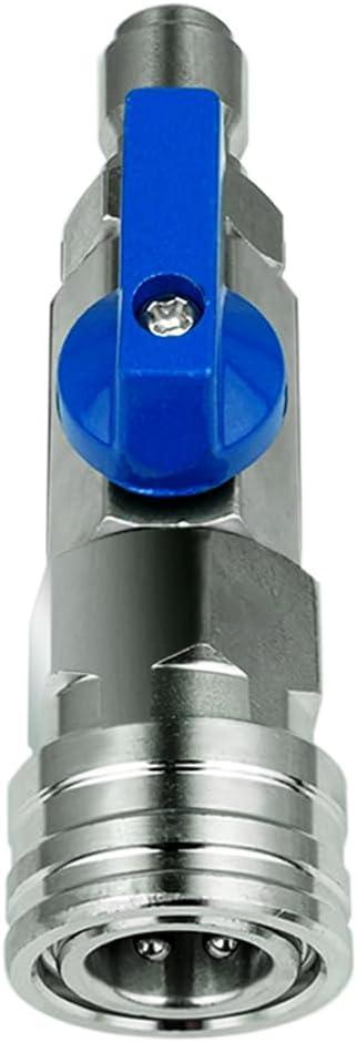 High Pressure Washer Ball Valve Kit 3/8 NPT Quick Connector 4500 PSI for Power Washer Hose