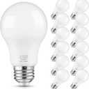 A19 LED Light Bulb, 60 Watt Equivalent LED Bulb, Daylight White 5000K, 850 Lumen, E26 Base, Non-Dimmable, 9W Bright White LED Bulb, 12-Pack